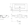 раковина cersanit como 100 um-com100/1 белая
