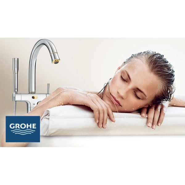 смеситель напольный для ванны grohe grandera 23318ig0