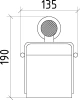 держатель туалетной бумаги boheme royal cristal 10921-br с крышкой бронза