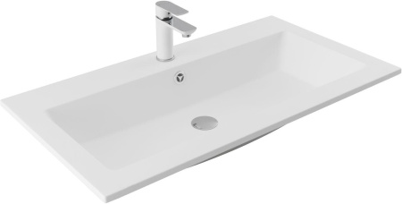раковина 90 см aquanet электра 00326514 белый матовый