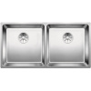 Кухонная мойка Blanco Andano 400/400-U 522987 сталь