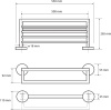 полка для полотенец bemeta dark 104219070