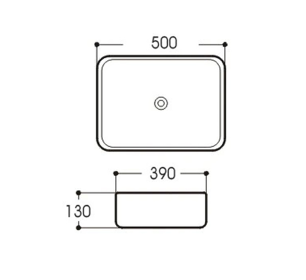 раковина-чаша aquatek вега 50 aq5515-00 белая