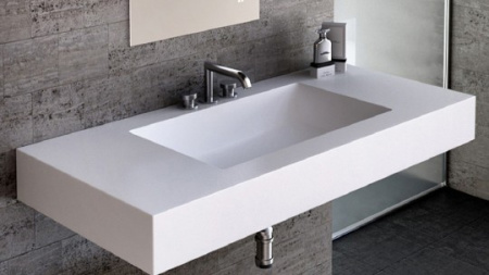раковина montebianco castello uno 12113 встраиваемая, 54.5x36.5 см, белая