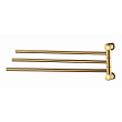 Полотенцедержатель 40.5 см WasserKraft K-1033POLISхhED GOLD тройной, цвет золото