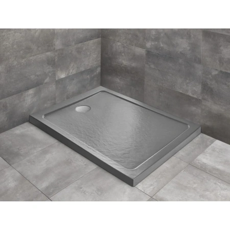 Акриловый поддон 90x70 см Radaway Doros F Stone Anthracite SDRF9070-01-64S