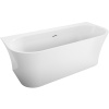 ванна акриловая пристенная 155х70 belbagno bb711-1550-700