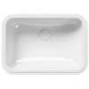 раковина gsi pura 724711 встраиваемая снизу, 50x35 см, bianco lucido (белый глянец)