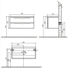раковина belbagno ancona-n ea-800-lvb 80x48 см, из искусственного мрамора, белая