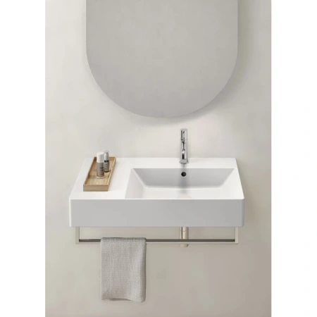 раковина gsi kube x 9457111 подвесная, 80x47 см, bianco lucido (белый глянец)