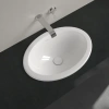 раковина villeroy & boch loop & friends 4a620001 встраиваемая сверху, 57х41 см, белая