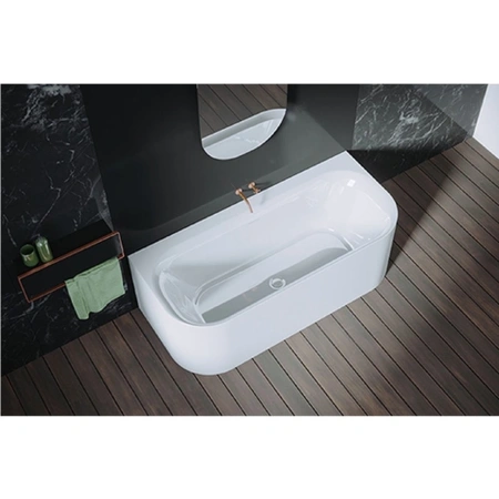 акриловая ванна riho devotion b2w fall 180x84 b096004005 sparkle system белая глянцевая, заполнение через перелив