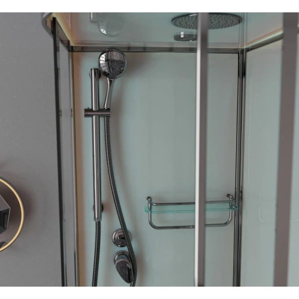 душевая кабина 120x80x220 см frank f412/1l brilliant 179009 прозрачное
