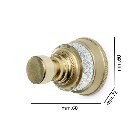 крючок boheme aura 10246-g для ванны, золотой