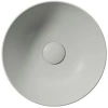 раковина gsi pura 885417 накладная, ø32 см, cenere opaco (серый матовый)