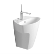 Раковина-моноблок Bien Mineral MNLM04501FD1W3000 подвесная, 45x34.5x43 см, белая