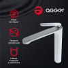смеситель для раковины agger beauty a2612100 цвет хром
