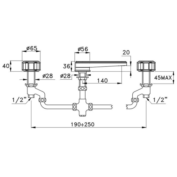 смеситель для раковины stella timeaster td 00021 cr00