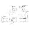 унитаз приставной toto neorest ah cs989vr#nw1