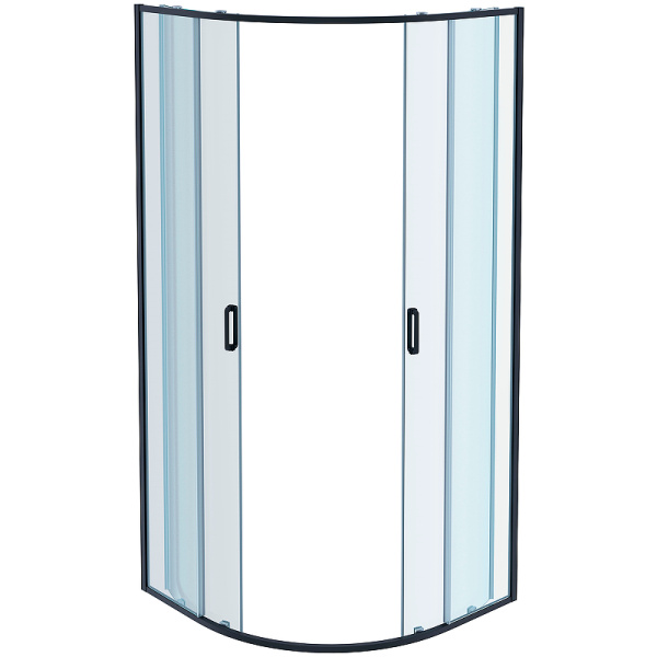 душевой уголок aquatek 80х80 aq ari ro 08020bl профиль черный стекло прозрачное