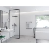 косметическое зеркало x 3 hansgrohe addstoris 41791670, цвет черный матовый
