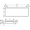 полка 30 см axor universal 42838300