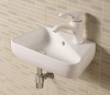 раковина ceramalux 9275l подвесная, 45x28 см, белая