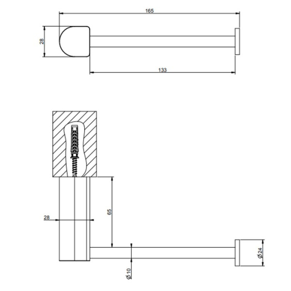 Держатель туалетной бумаги Gessi Rilievo 59455#299