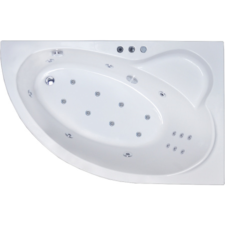 Акриловая ванна Royal Bath Alpine De Luxe 150x100 RB819100DL-R с гидромассажем