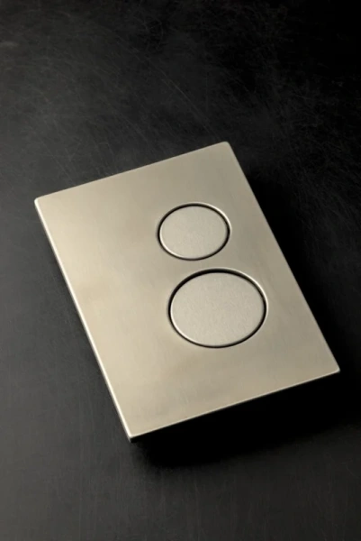 кнопка смыва boheme 649-nb ультраплоская, nikel brush