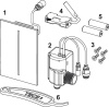 кнопка для инсталяции tece filo urinal 7,2в 9242063 для писсуара черная