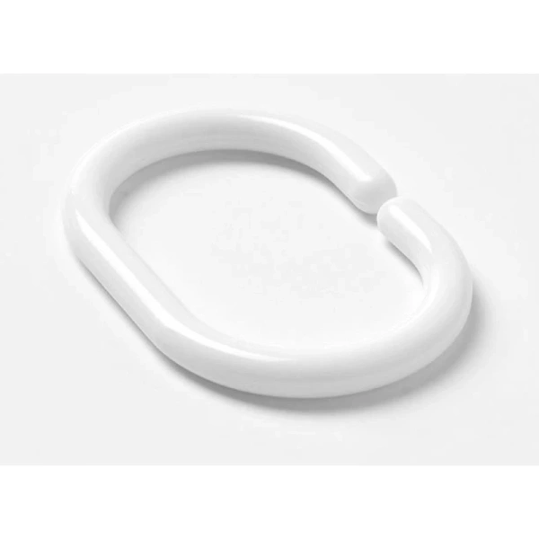 Набор колец для шторы в ванную комнату Iddis Rings RID011P