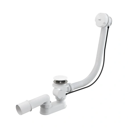 Слив-перелив для ванны Alcaplast A51BM-80 полуавтомат белый