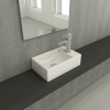 раковина накладная bocchi milano 37 r 1419-001-0126 белая
