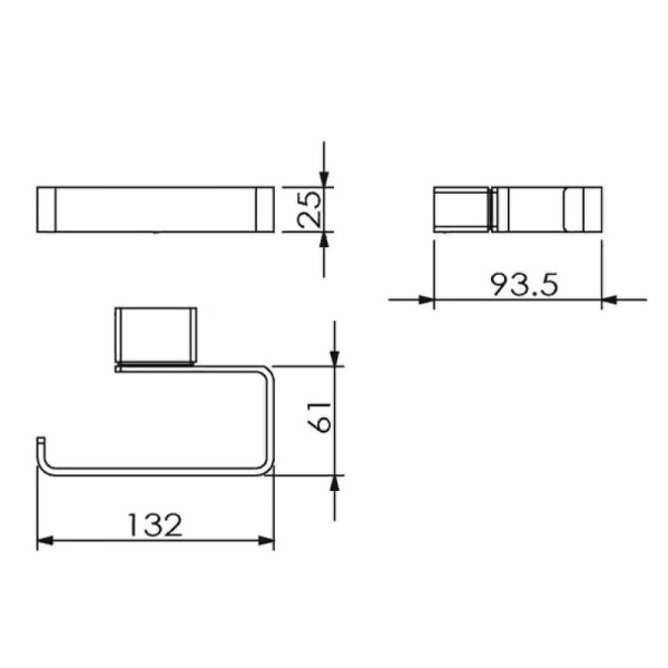 Держатель туалетной бумаги Langberger Vico 11343A-BP