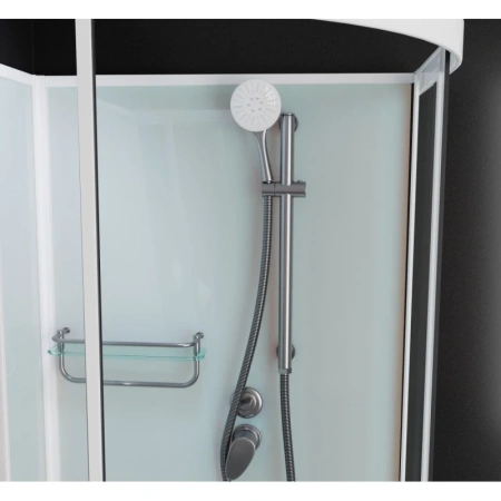 душевая кабина 120x80x215 см frank f412/1r white 130009 прозрачное