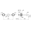 смеситель для раковины stella timeaster td 01003 cr00