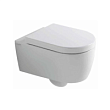 Унитаз подвесной Cielo Smile SMVSNWK безободковый, без сиденья, цвет Gloss White