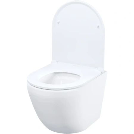 унитаз подвесной iddis blanco q blqndsei25 безободковый, с микролифтом