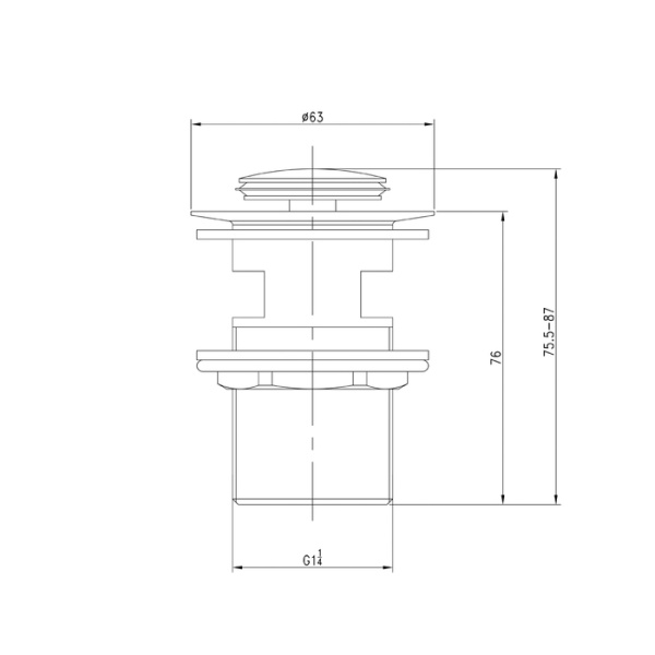 донный клапан для раковины iddis optima home 001sb01i88 хром