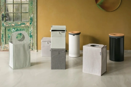 корзина для белья brabantia 120022 черная
