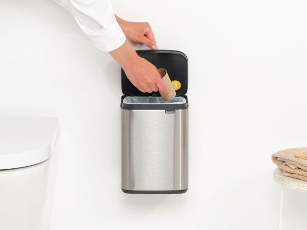 Мусорное ведро Brabantia Bo 222849 4 л, матовая сталь