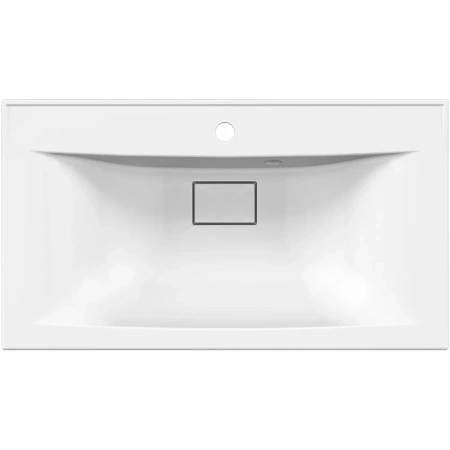 раковина vincea vcb-3m800w 80х45 см, белая