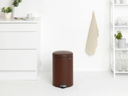 мусорное ведро brabantia newicon 208584 20 л, коричневое