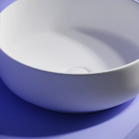 накладная раковина ceramicanova taycan cn12003mw 38 матовая белая