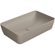 Раковина GSI Nubes 903605 накладная, 60x38 см, Tortora opaco (Коричневый матовый)