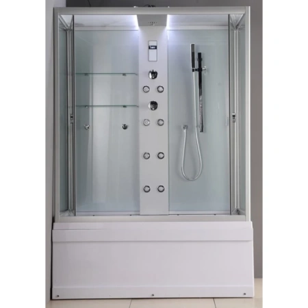 душевой бокс timo lux 148x82 tl-1505 с гидромассажем