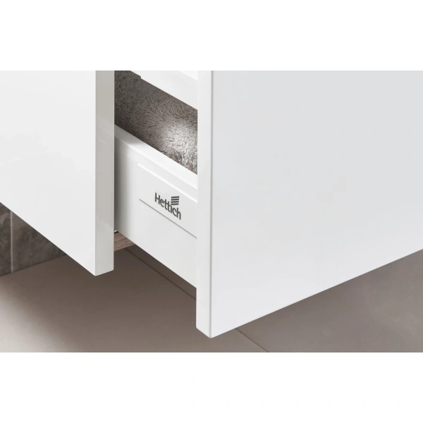 тумба с раковиной белый глянец 80 см roca up zru9303012 + 327470000