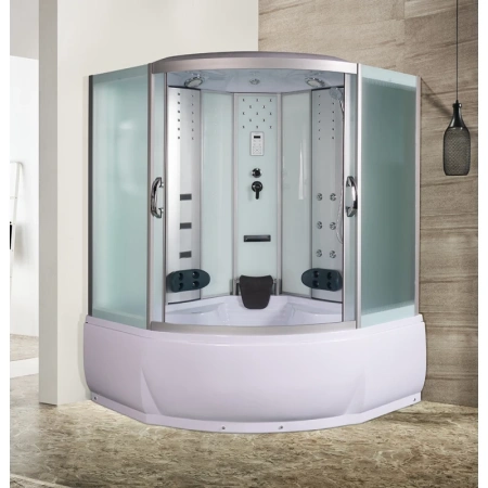 душевой бокс river temza 150x150х55 мт 10000002238+10000000760 с поддоном