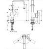 смеситель для раковины с донным клапаном hansgrohe metropol 32511000